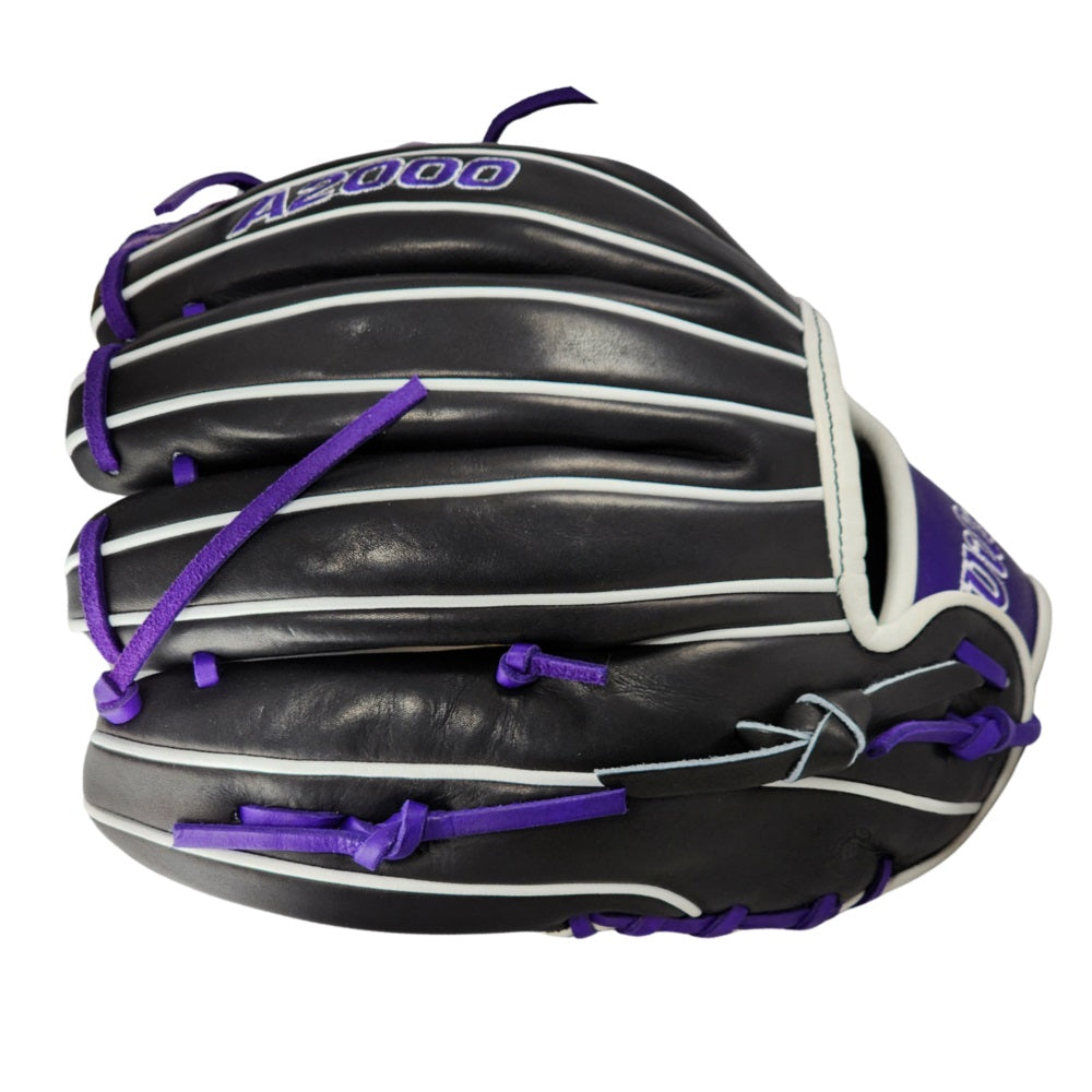 Wilson Custom "The Bruiser" A2000 DP15: Black & Purple