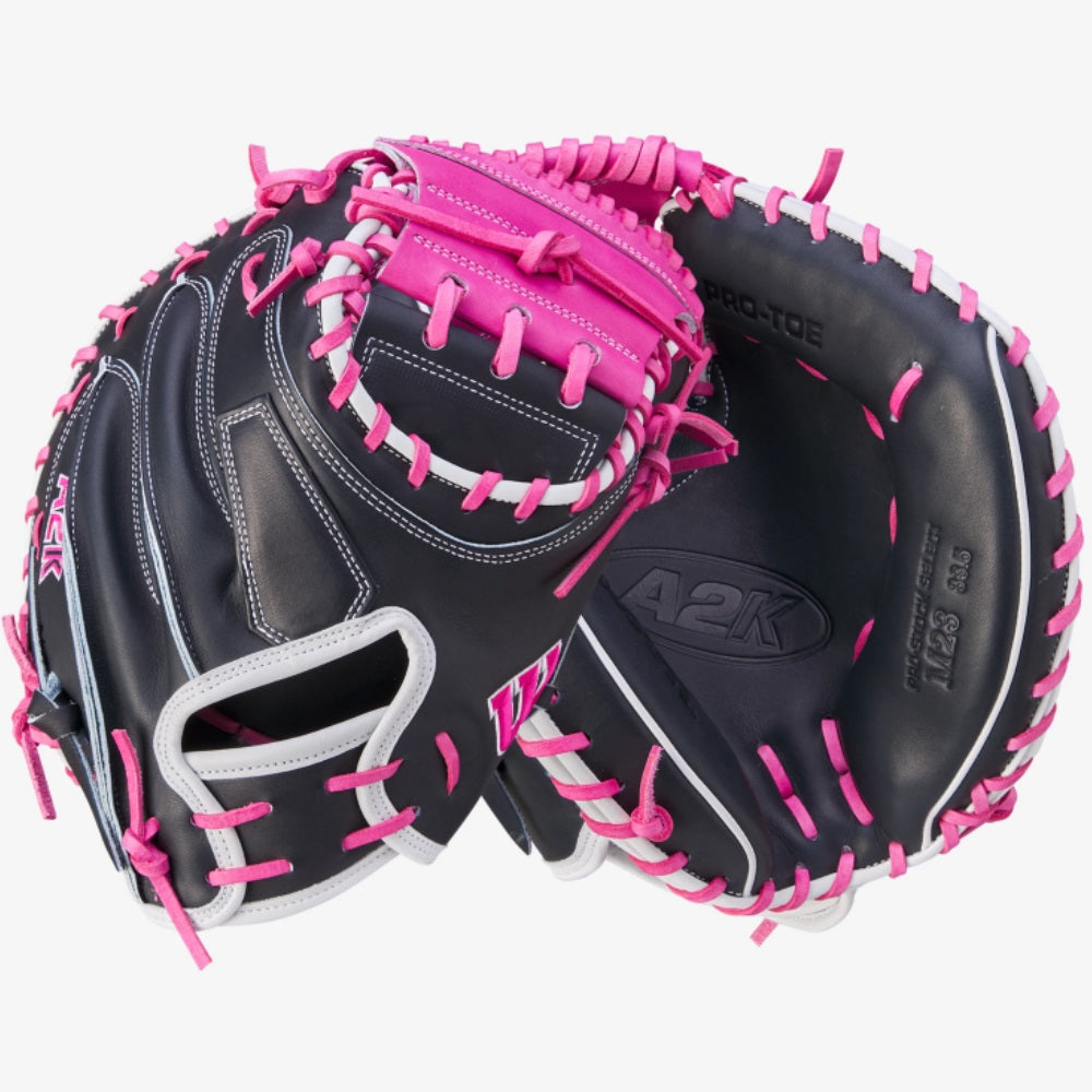 Wilson Fall 2024 A2K® M23 33.5” Baseball Catcher’s Mitt: WBW102622335