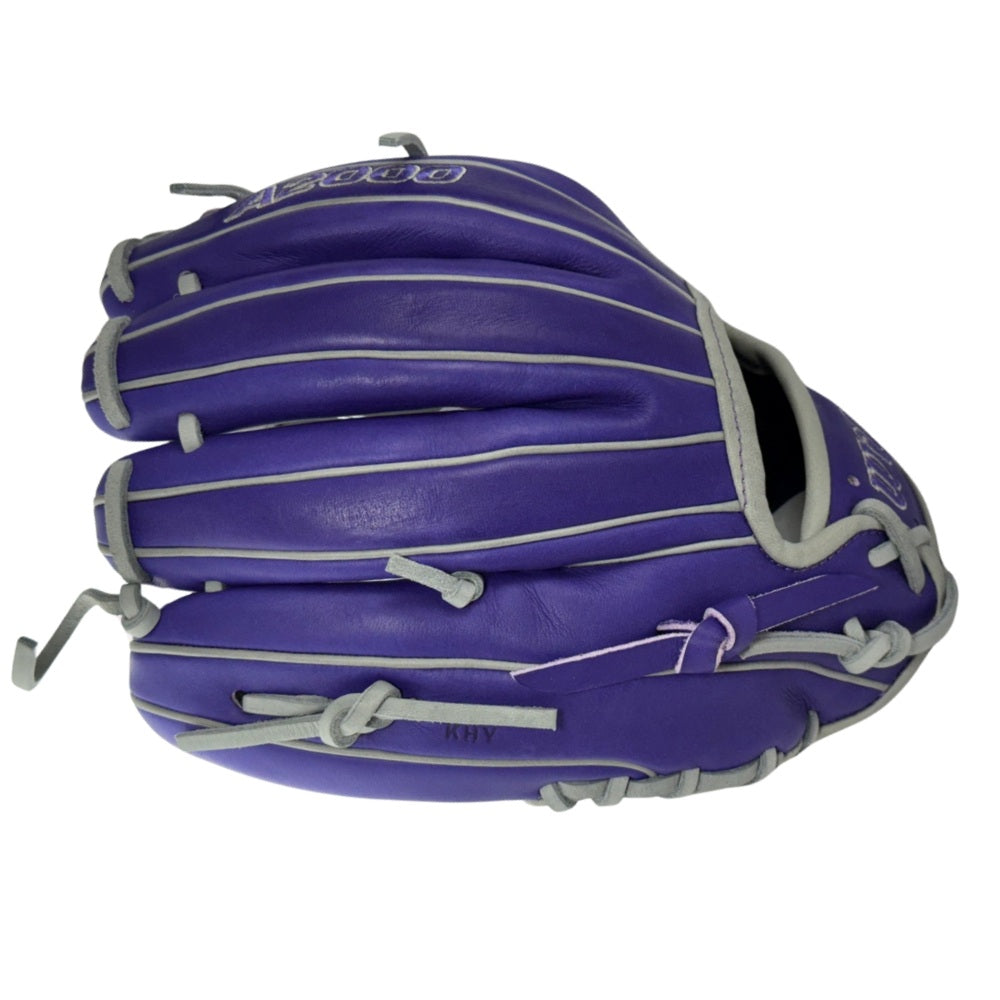 Wilson Custom A2000 1786 Purple and Gray 11.5" Infield Glove