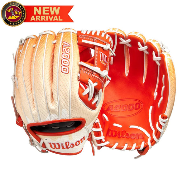 Wilson June 2025 A2000 1975 Creamsicle Orange Glove of the Month: WBW1