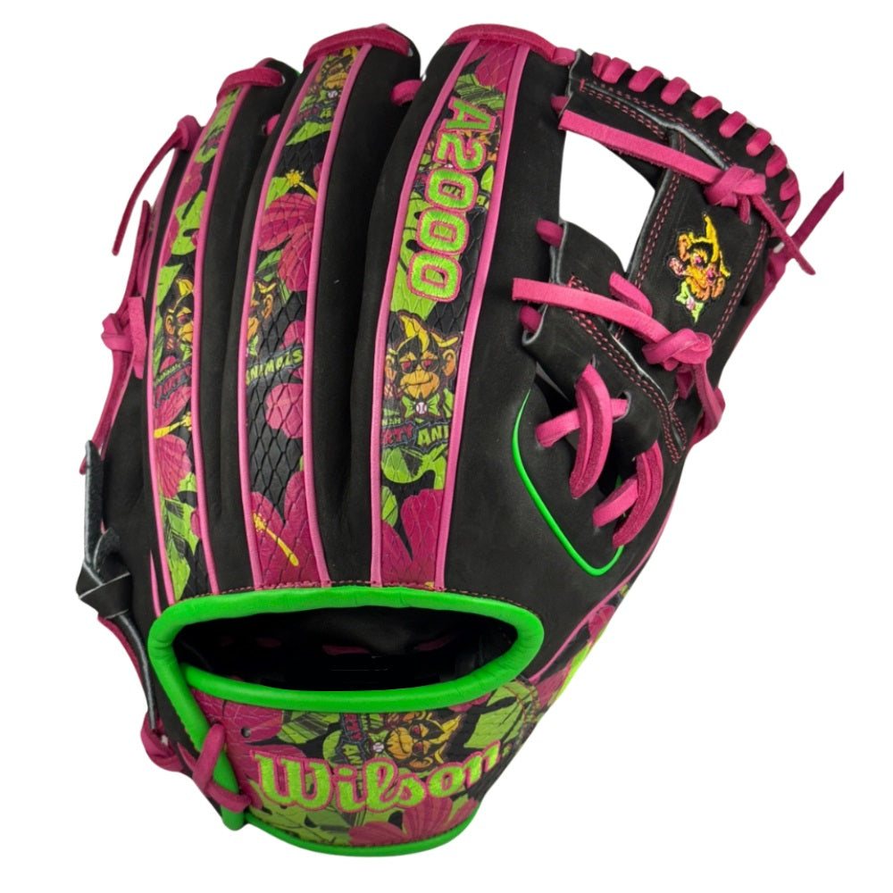 Wilson Custom Party Animals Hawaiian A2000 1786 11.50" Baseball Glove: WBW102221115