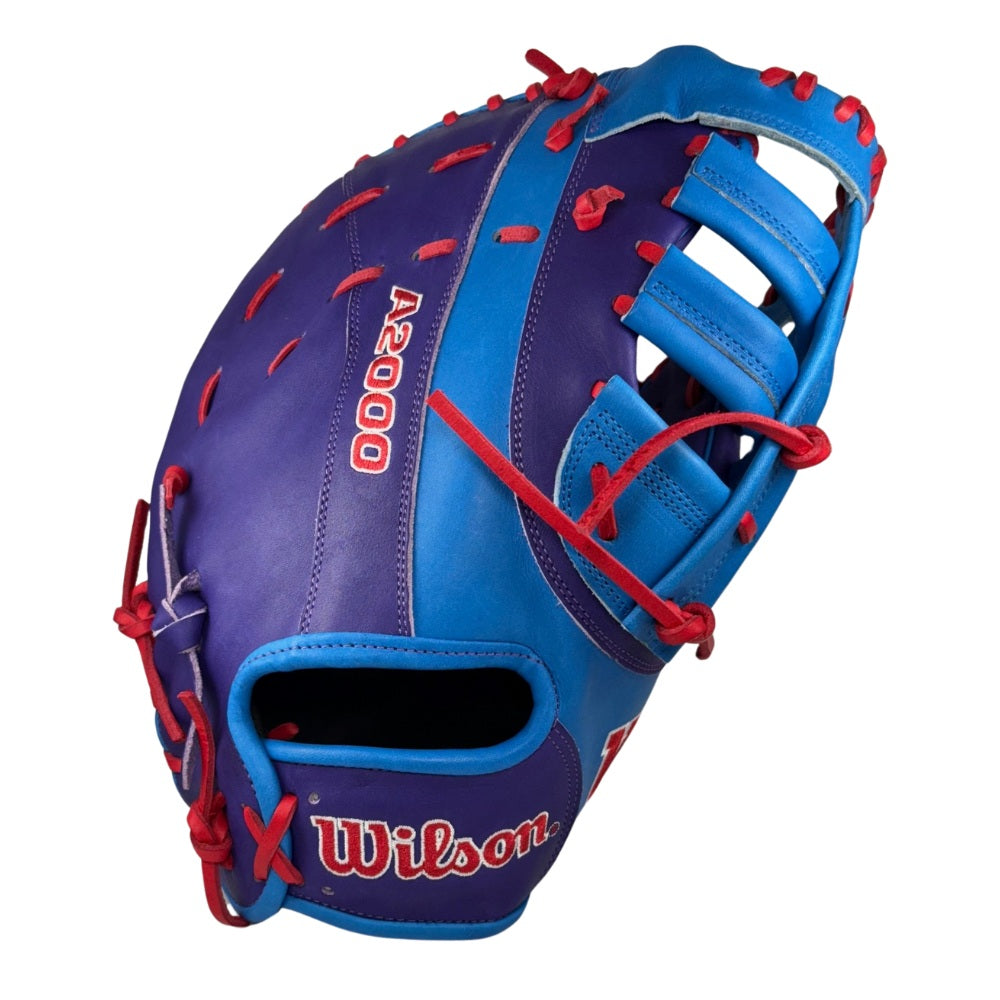Wilson Custom A2000 2820 Autism Blue/Purple 12.25” Baseball First Base Mitt