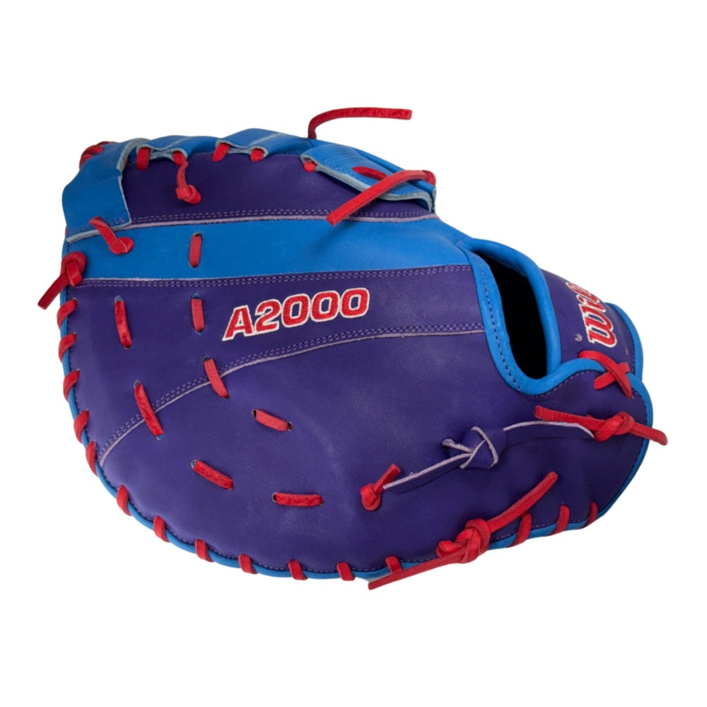 Wilson Custom A2000 2820 Autism Blue/Purple 12.25” Baseball First Base Mitt