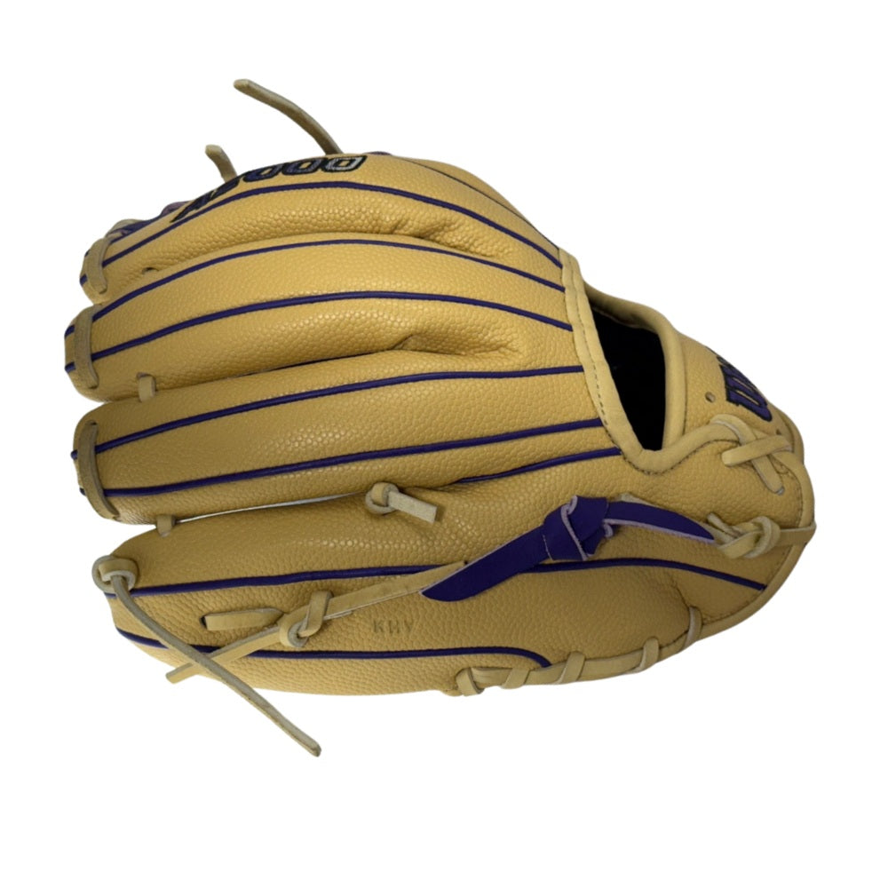 Wilson Custom Blonde and Purple A2000® 1786SS 11.50” Infield Baseball Glove