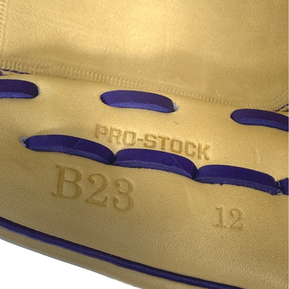 Wilson Custom A2000® B23 Blonde and Purple 12” Pitcher’s Baseball Glove