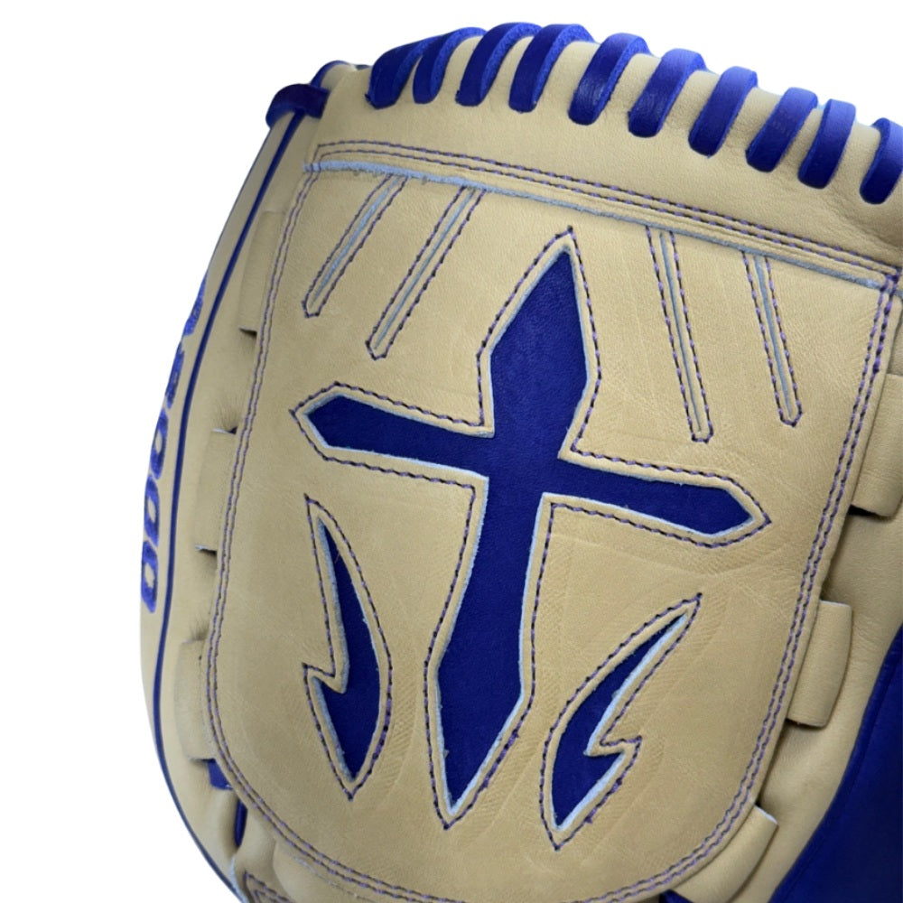 Wilson Custom A2000® B23 Blonde and Purple 12” Pitcher’s Baseball Glove