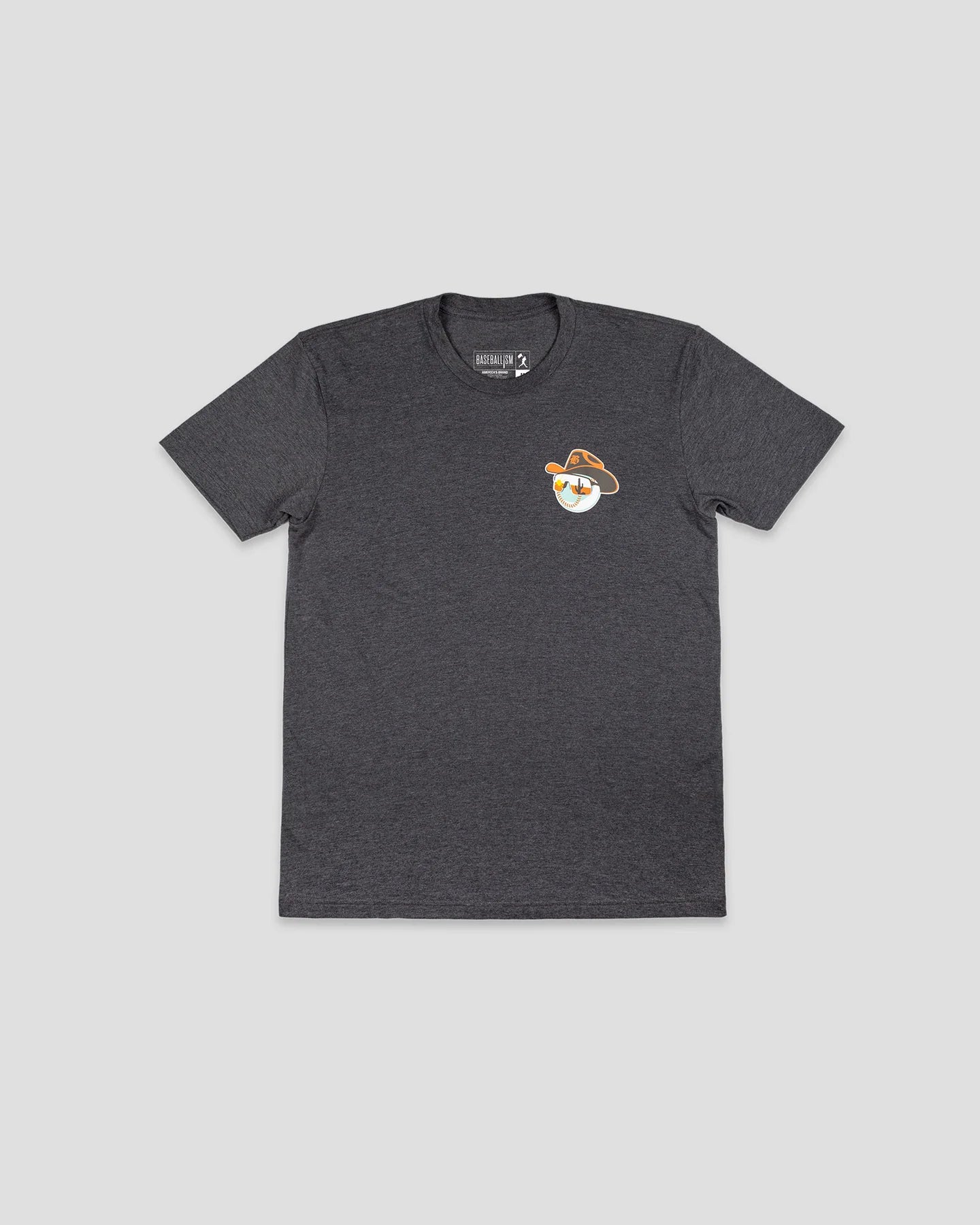 Baseballism Youth Homers and Horseshoes Charcoal T-Shirt