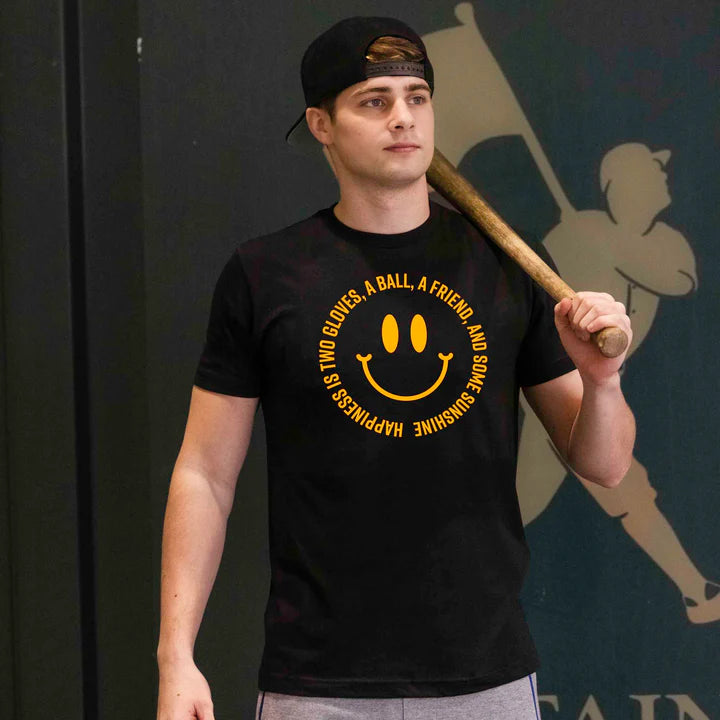 Baseballism Happiness T-shirt (Men's)