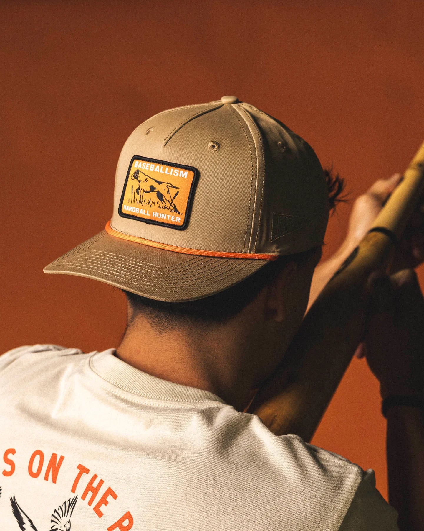 Baseballism Hardball Hunter Five Panel Rope Cap - Khaki
