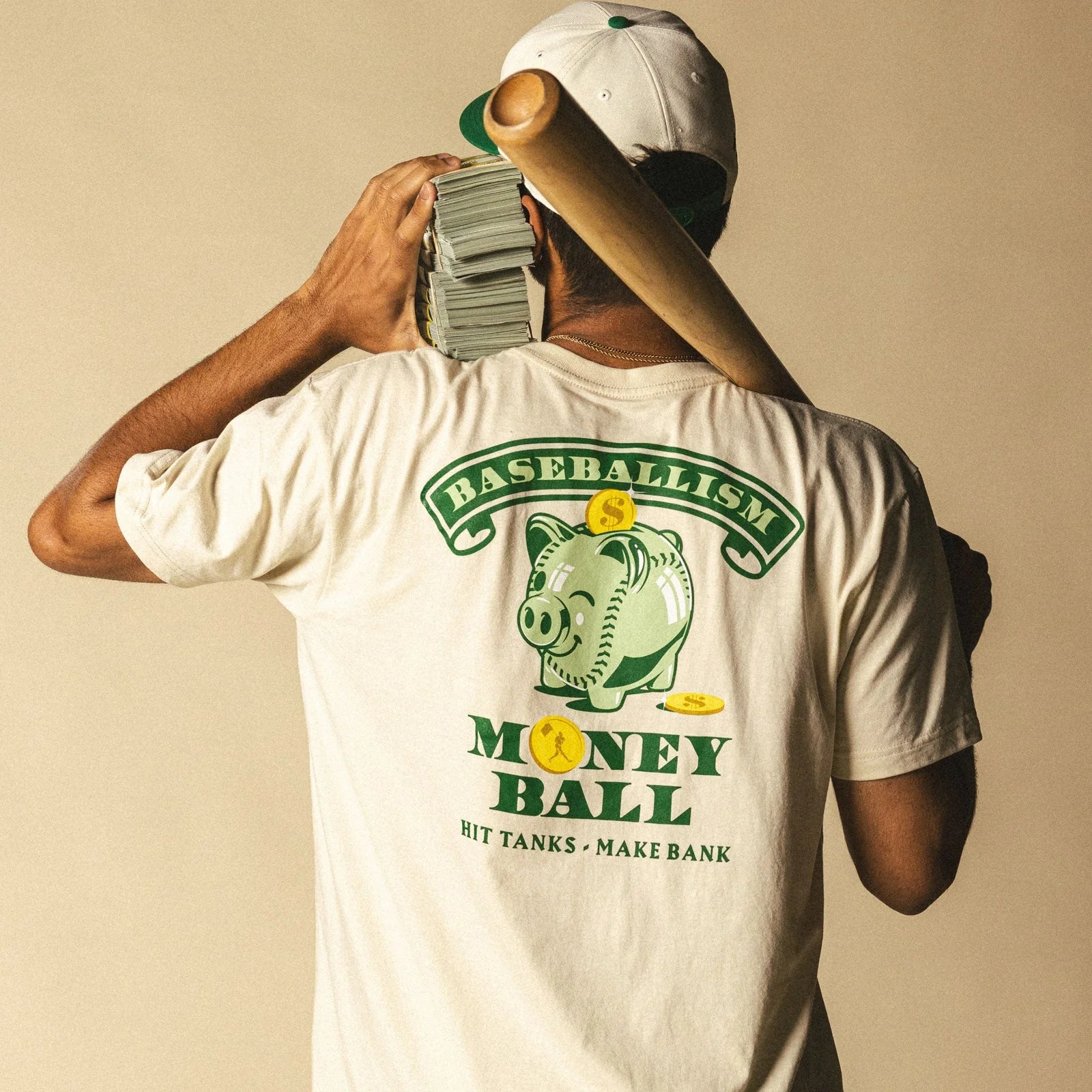 Baseballism Adult Money Ball T-Shirt