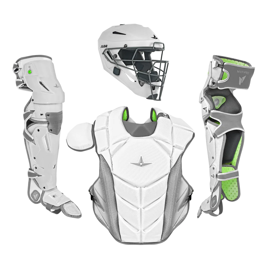 All Star MVP-PRO Series™ Intermediate Catching Kits: CKCC-5-MED-WH_GPH