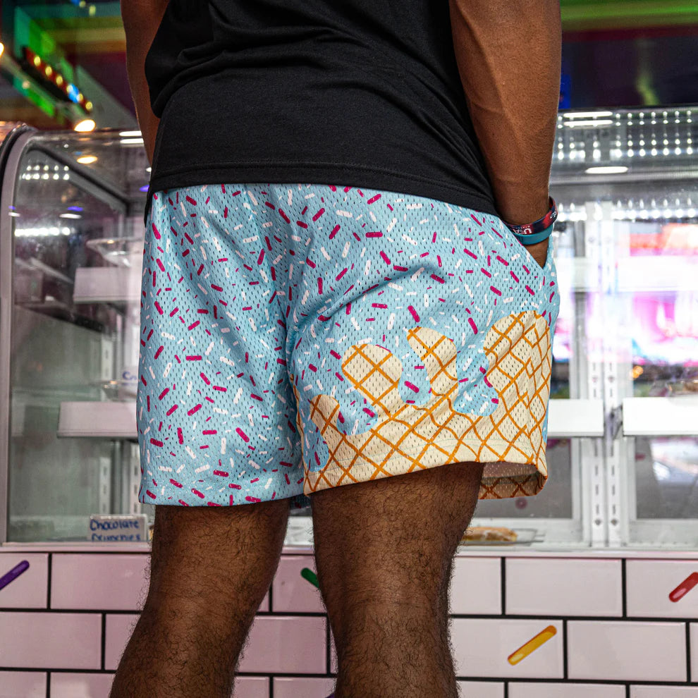 Baseball Lifestyle 101 Ice Cream Shorts - Cotton Candy - Adult