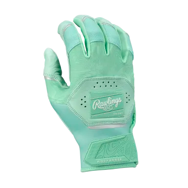 Rawlings Mint Green Adult Workhorse Batting Gloves: WH25BG-MTMT