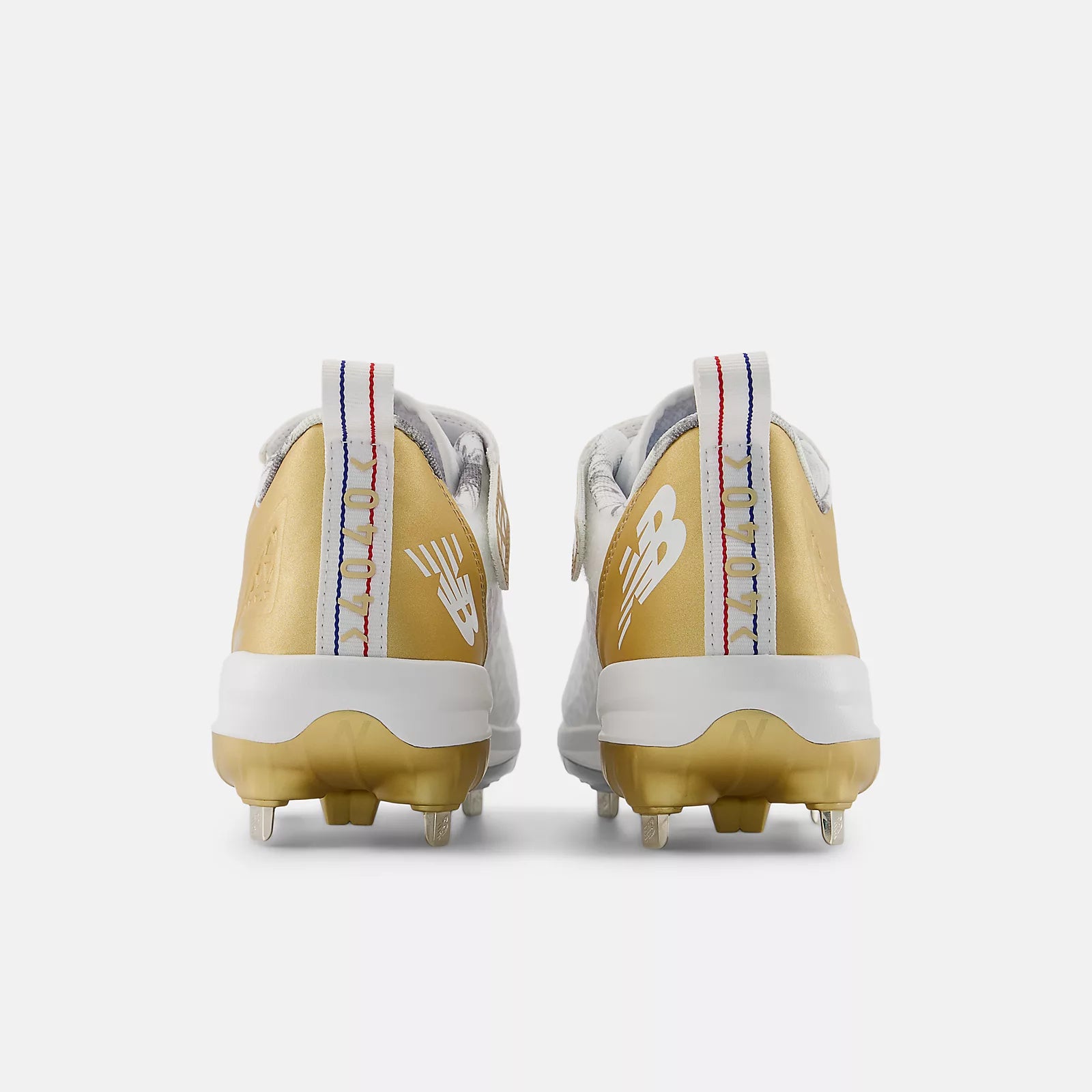 New Balance White and Gold FuelCell 4040 v8: L4040HC8