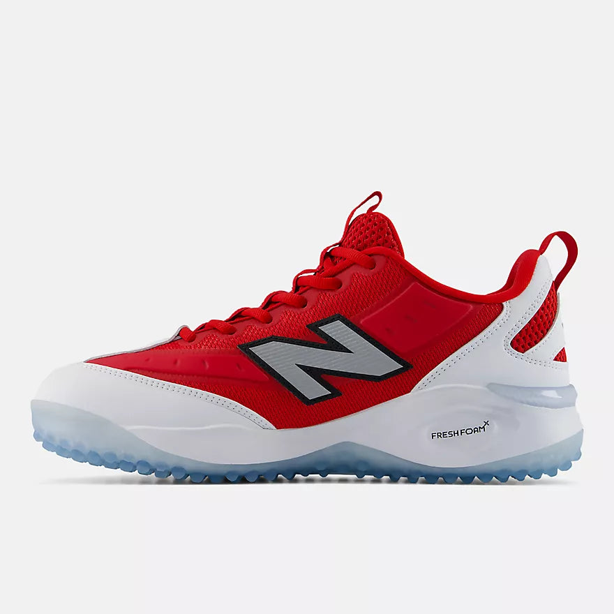New Balance Red and White 3000v8 Men's Turf Shoes: M30005NI