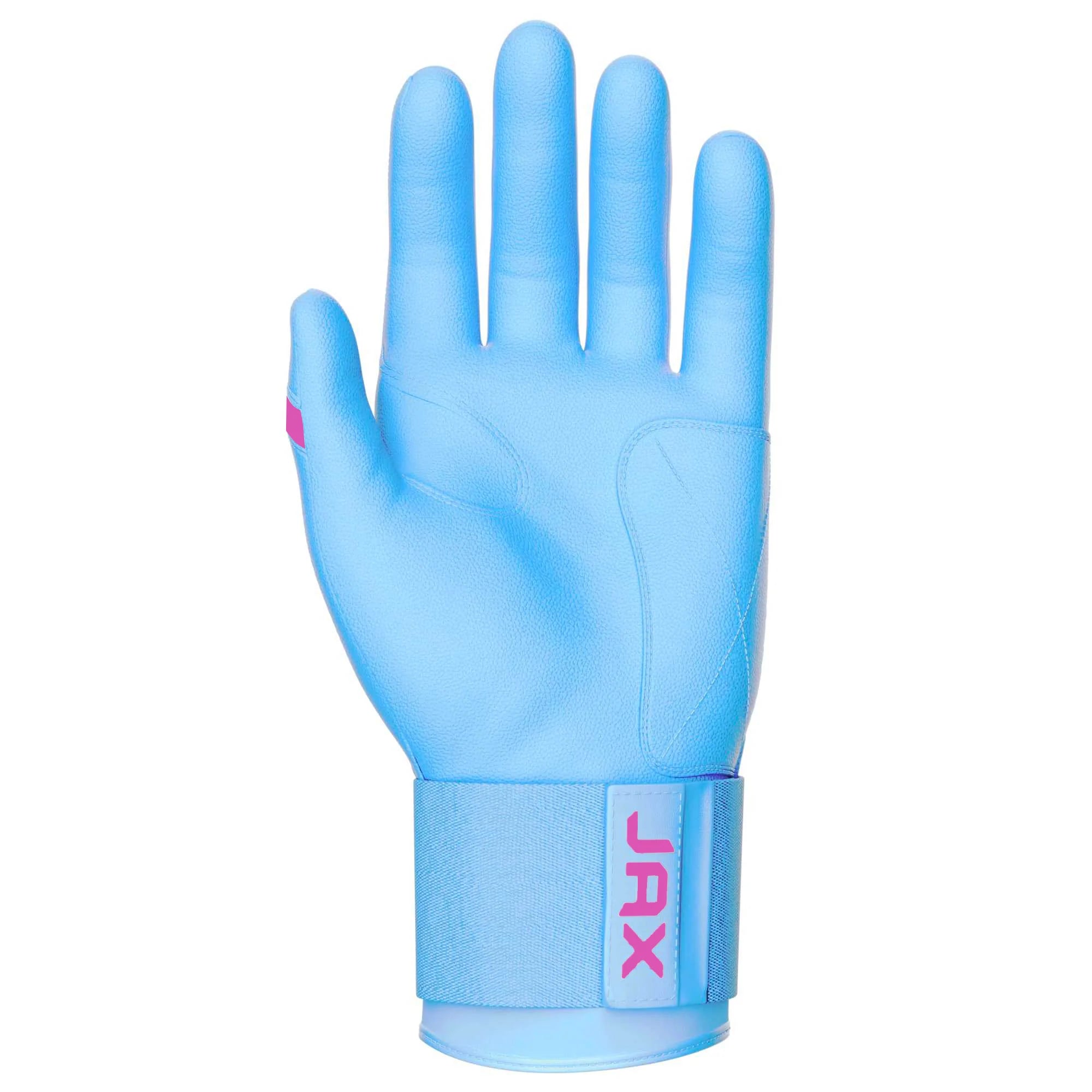 Jax Youth Strap Cuff Batting Gloves: Cotton Candy