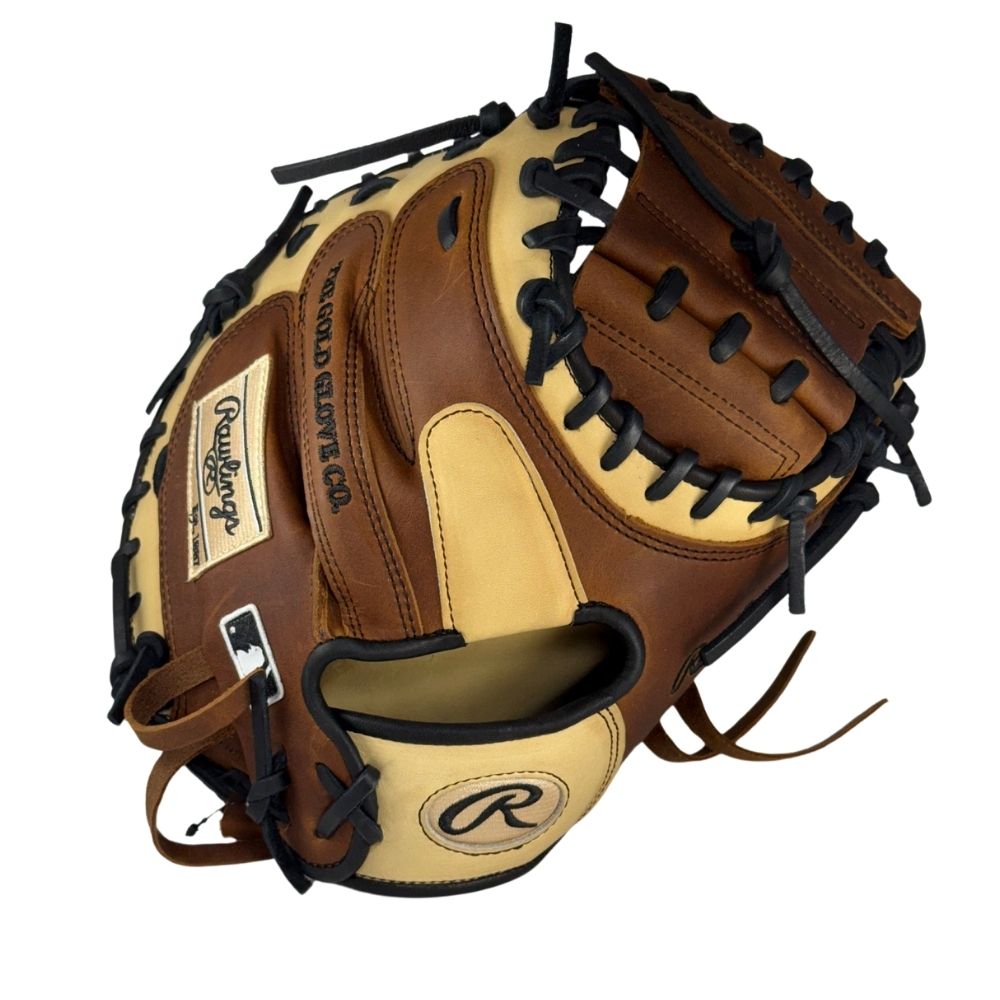 Rawlings Custom 33" Heart of the Hide Timberglaze and Camel Catchers Mitt: PROCM33-23
