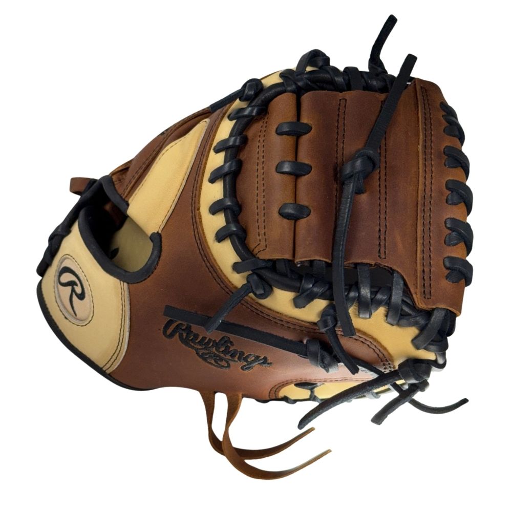 Rawlings Custom 33" Heart of the Hide Timberglaze and Camel Catchers Mitt: PROCM33-23