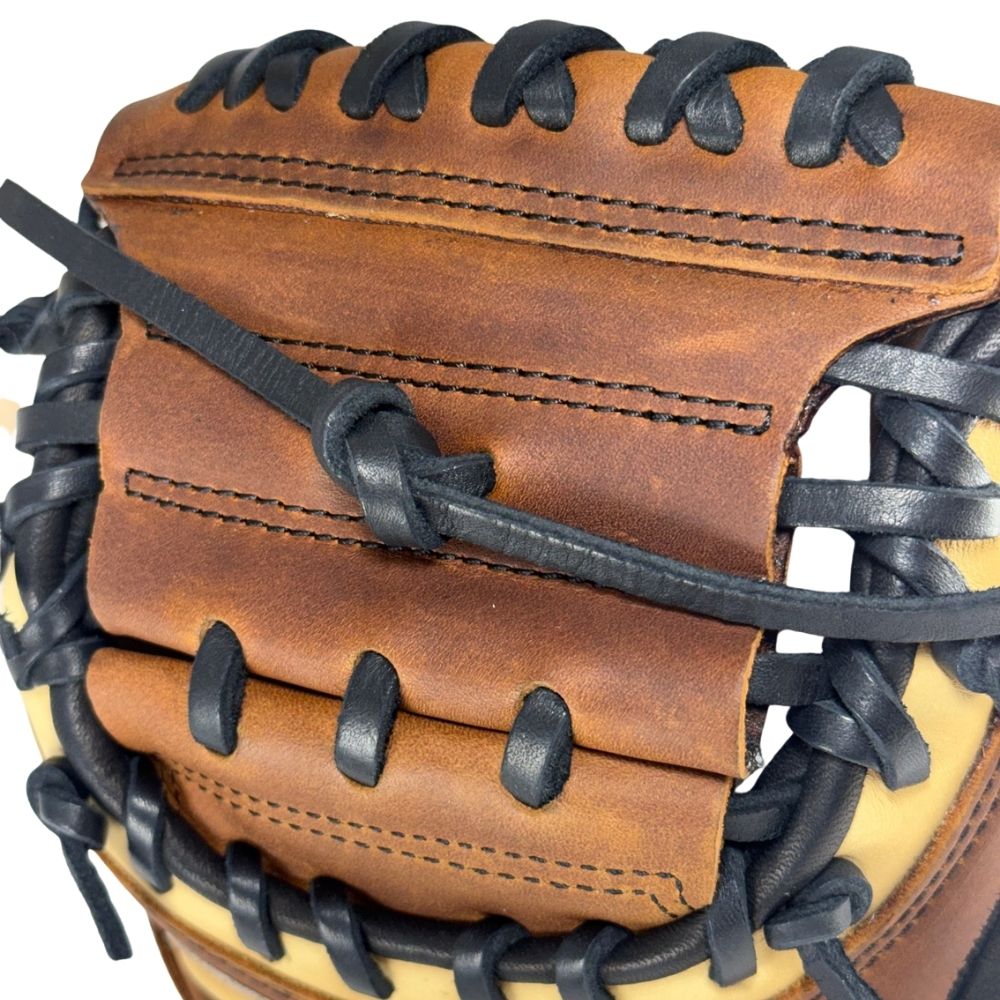 Rawlings Custom 33" Heart of the Hide Timberglaze and Camel Catchers Mitt: PROCM33-23