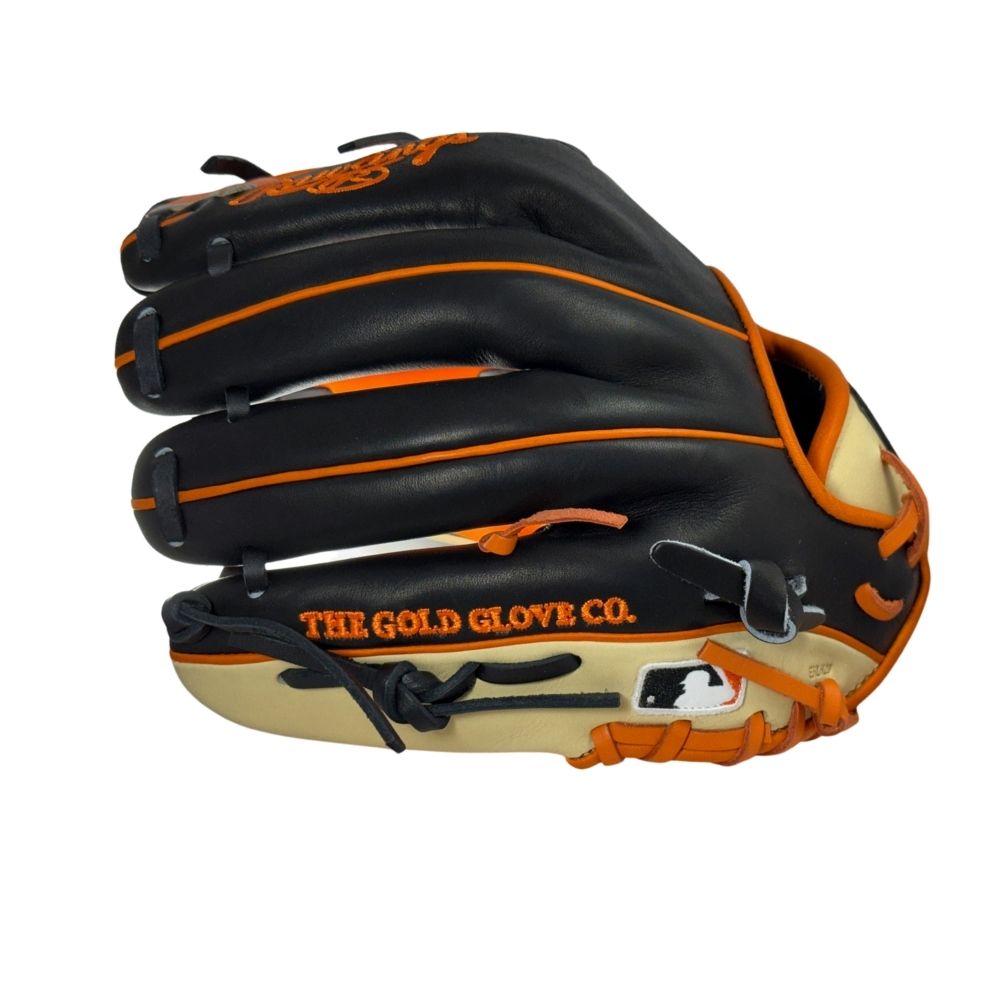 Rawlings Custom PRO204U-2 11.5" Infielders Glove - Black/Orange