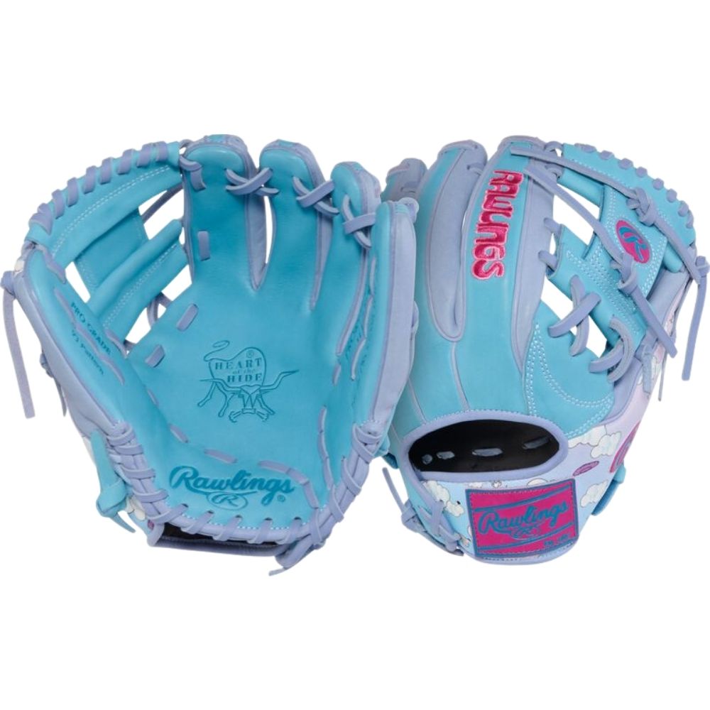Rawlings  Icon Fest Heart of the Hide Columbia Blue/Periwinkle 11.5-Inch Infield Glove: PROR934-2CBPE
