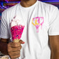 Baseball Lifestyle 101 Adult Ice Cream Tee - Strawberry