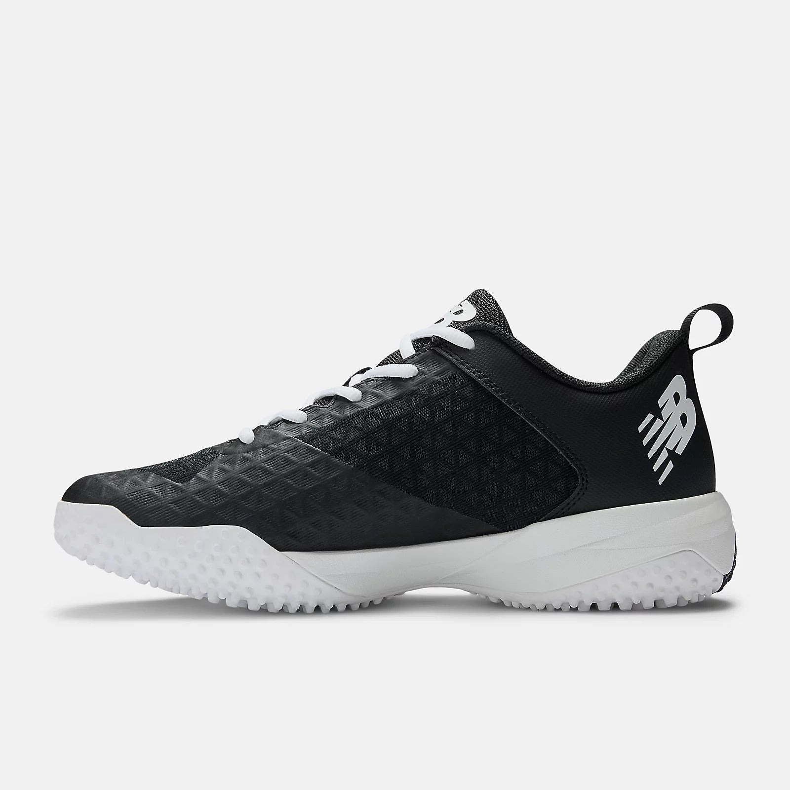 New Balance FuelCell 4040 v8 Black and White Turf-Trainer: T4040BK8