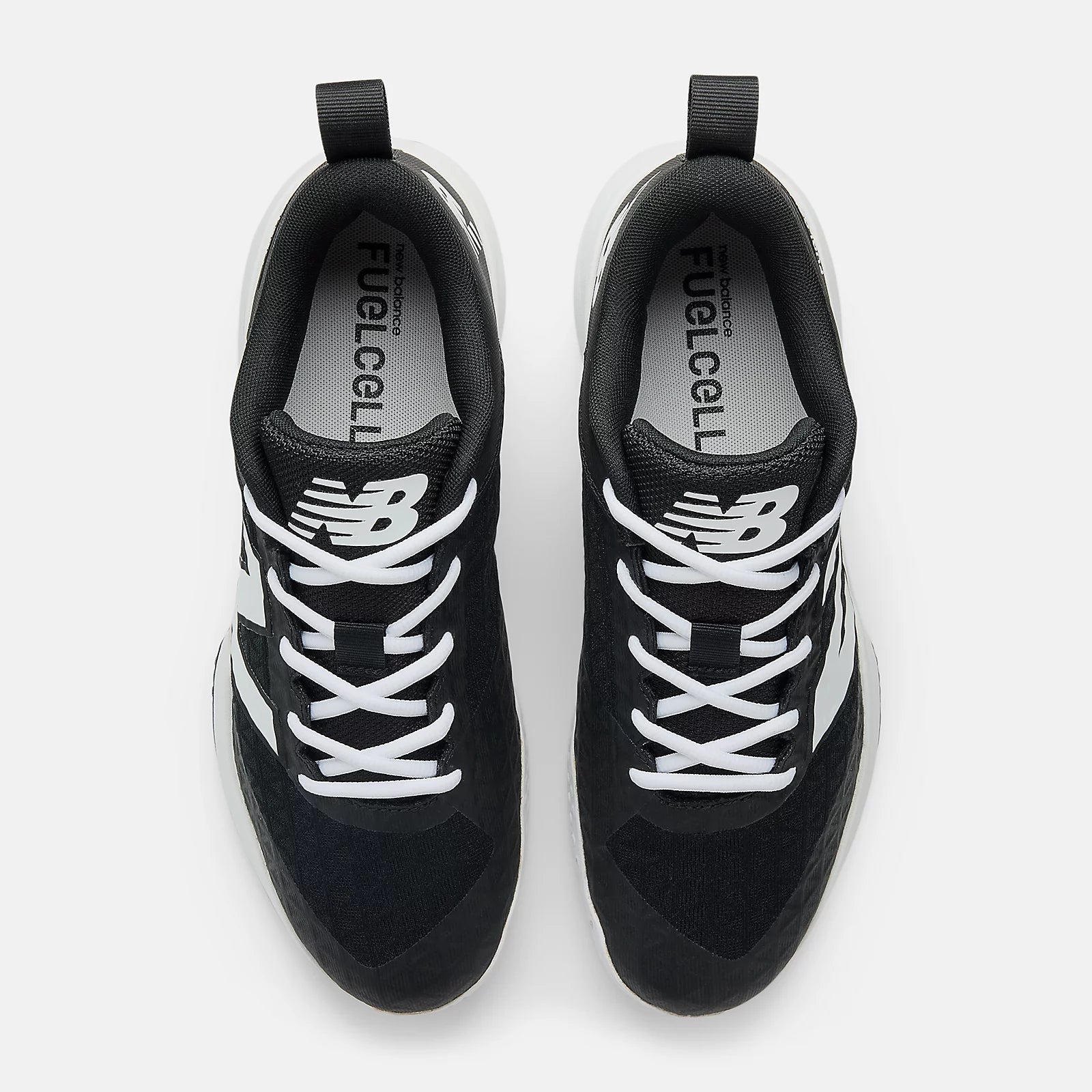 New Balance FuelCell 4040 v8 Black and White Turf-Trainer: T4040BK8