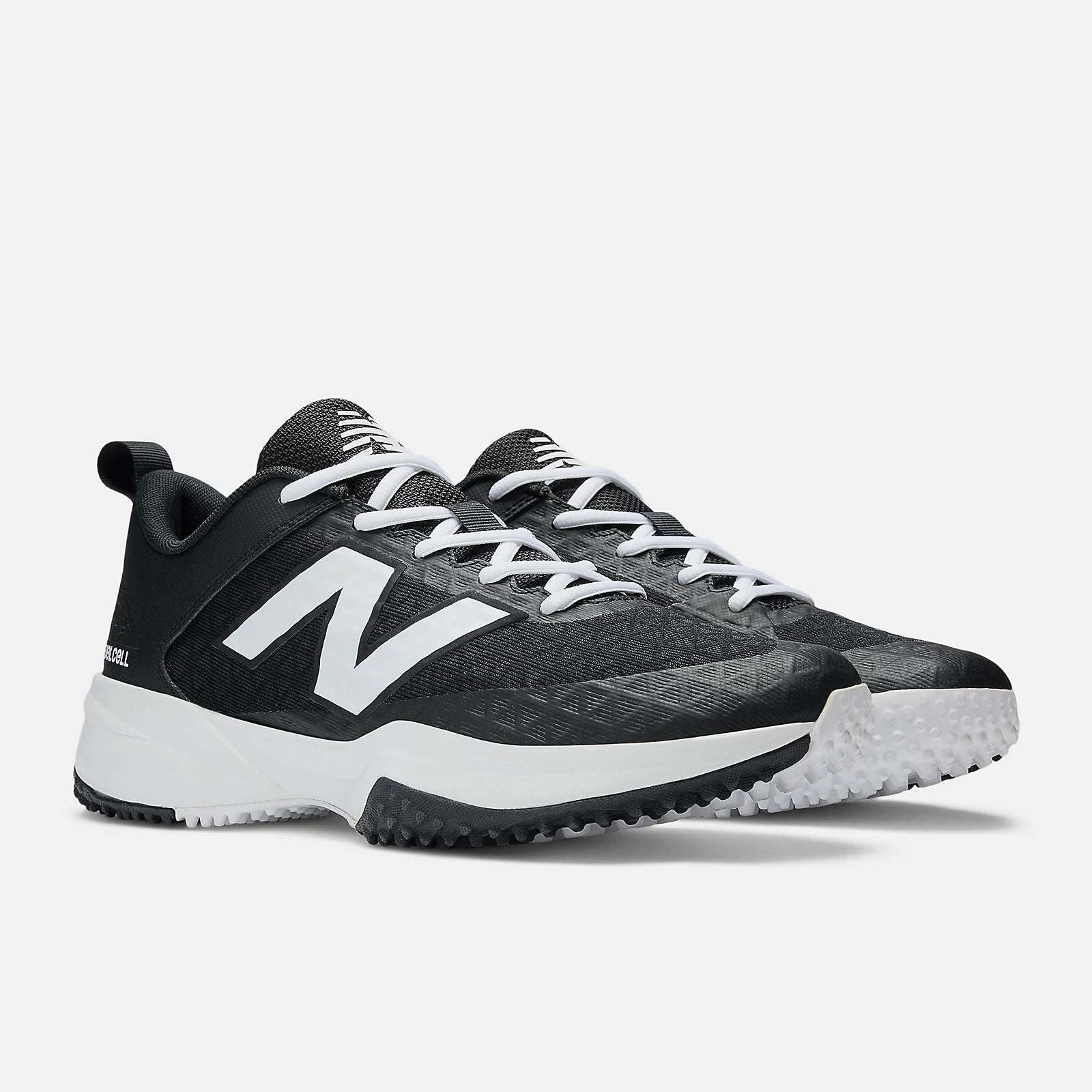 New Balance FuelCell 4040 v8 Black and White Turf-Trainer: T4040BK8