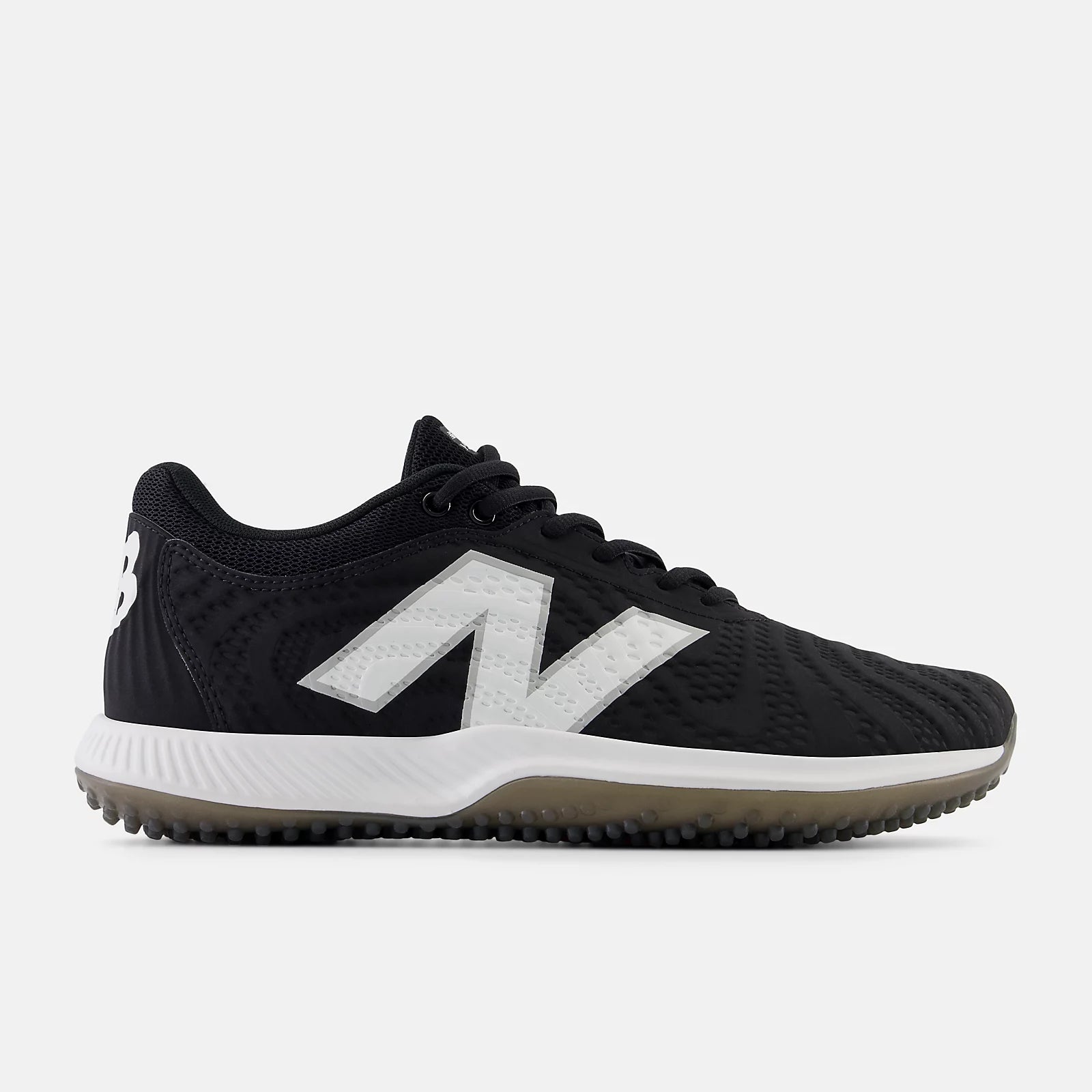 New Balance FuelCell 4040v7 Turf Trainer: Black with optic white