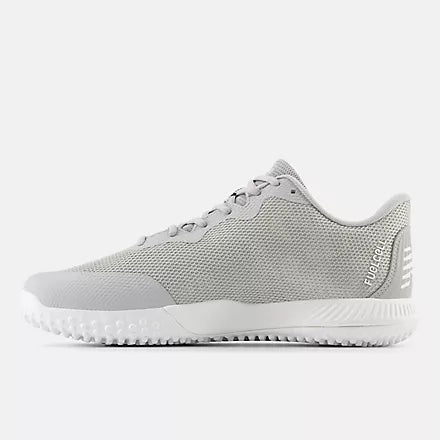 New Balance FuelCell 4040v7 Turf Trainer: Raincloud(Gray) with Optic White