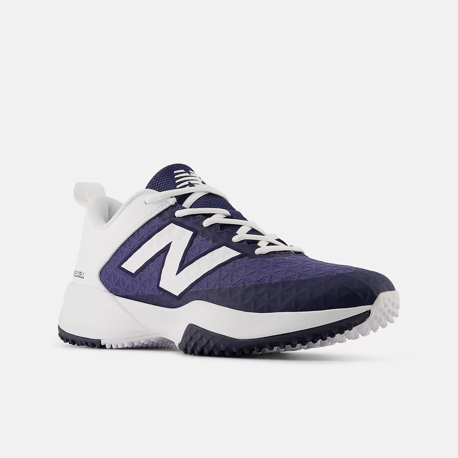 New Balance FuelCell 4040 v8 Navy and White Turf-Trainer: T4040TN8