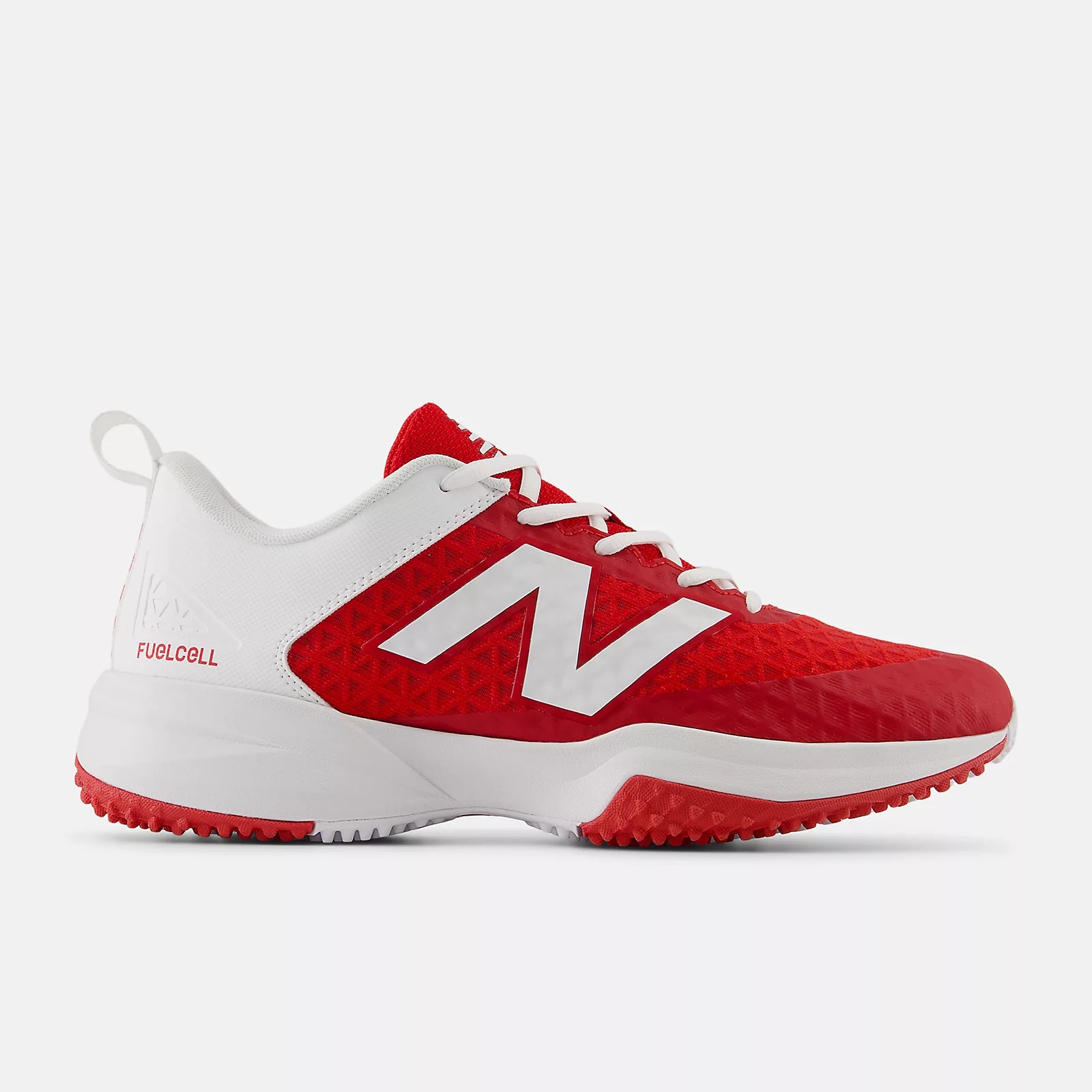 New Balance FuelCell 4040 v8 Red and White Turf-Trainer: T4040TR8