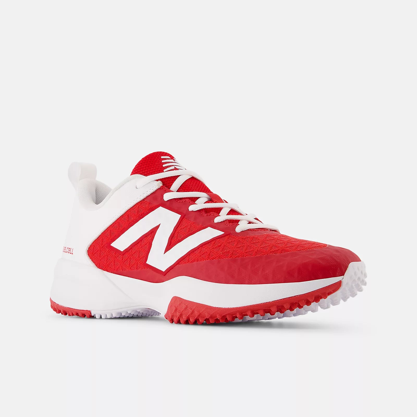 New Balance FuelCell 4040 v8 Red and White Turf-Trainer: T4040TR8