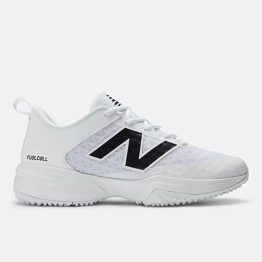 New Balance FuelCell 4040 v8 White AND Black Turf-Trainer: T4040TW8