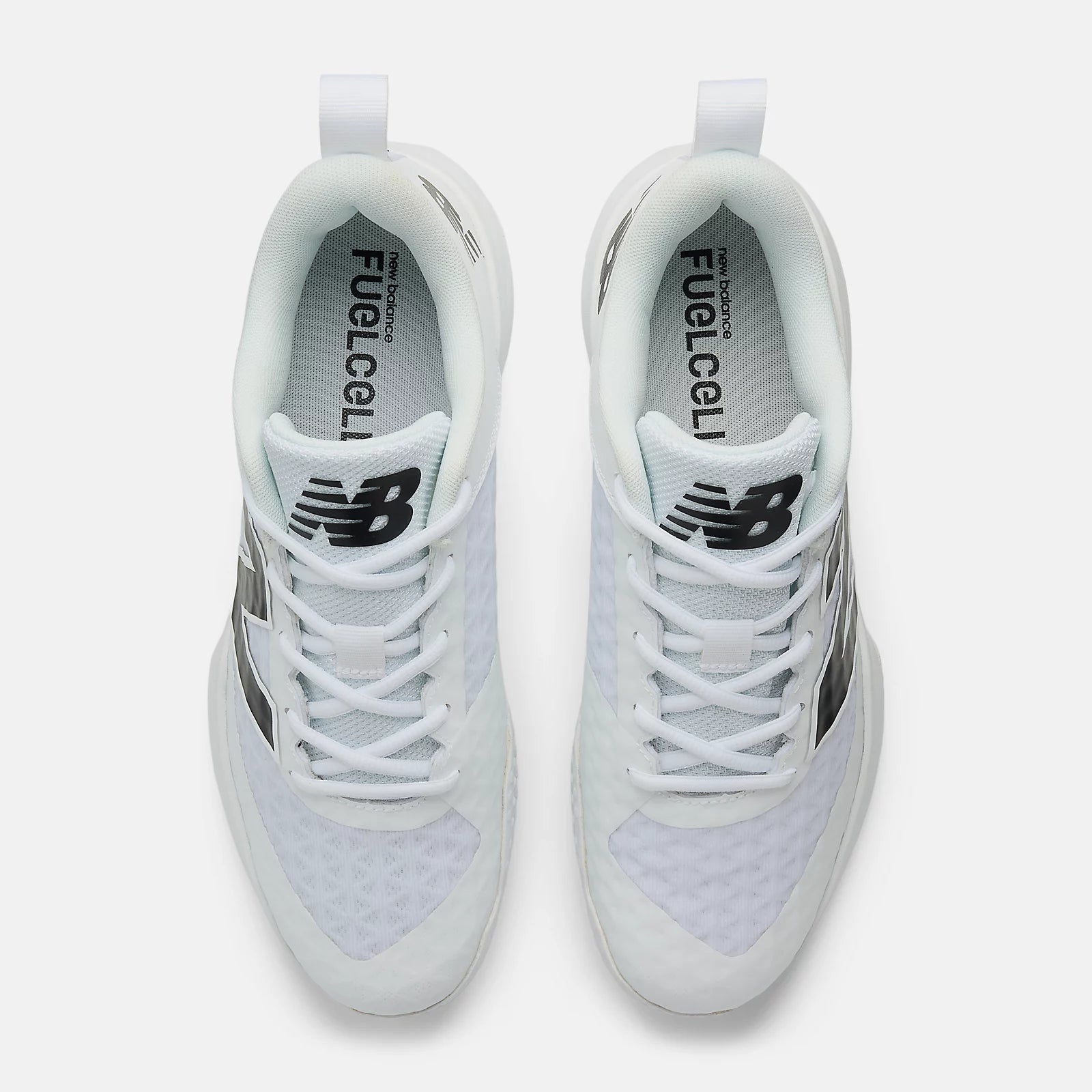 New Balance FuelCell 4040 v8 White AND Black Turf-Trainer: T4040TW8