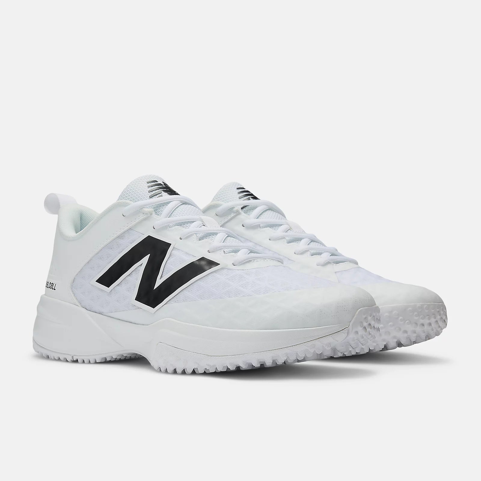 New Balance FuelCell 4040 v8 White AND Black Turf-Trainer: T4040TW8