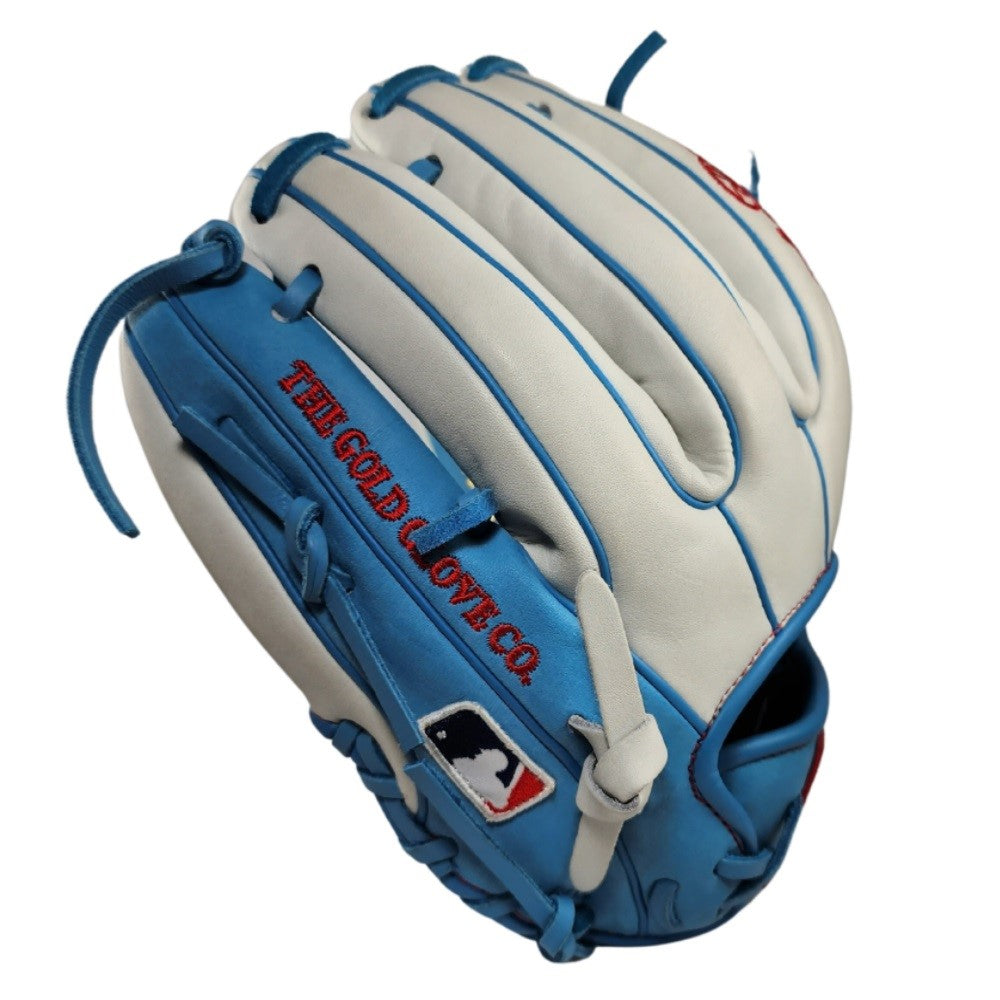 Rawlings Custom PRO312U-2 11.25" Infielders Glove - White/Columbia Blue