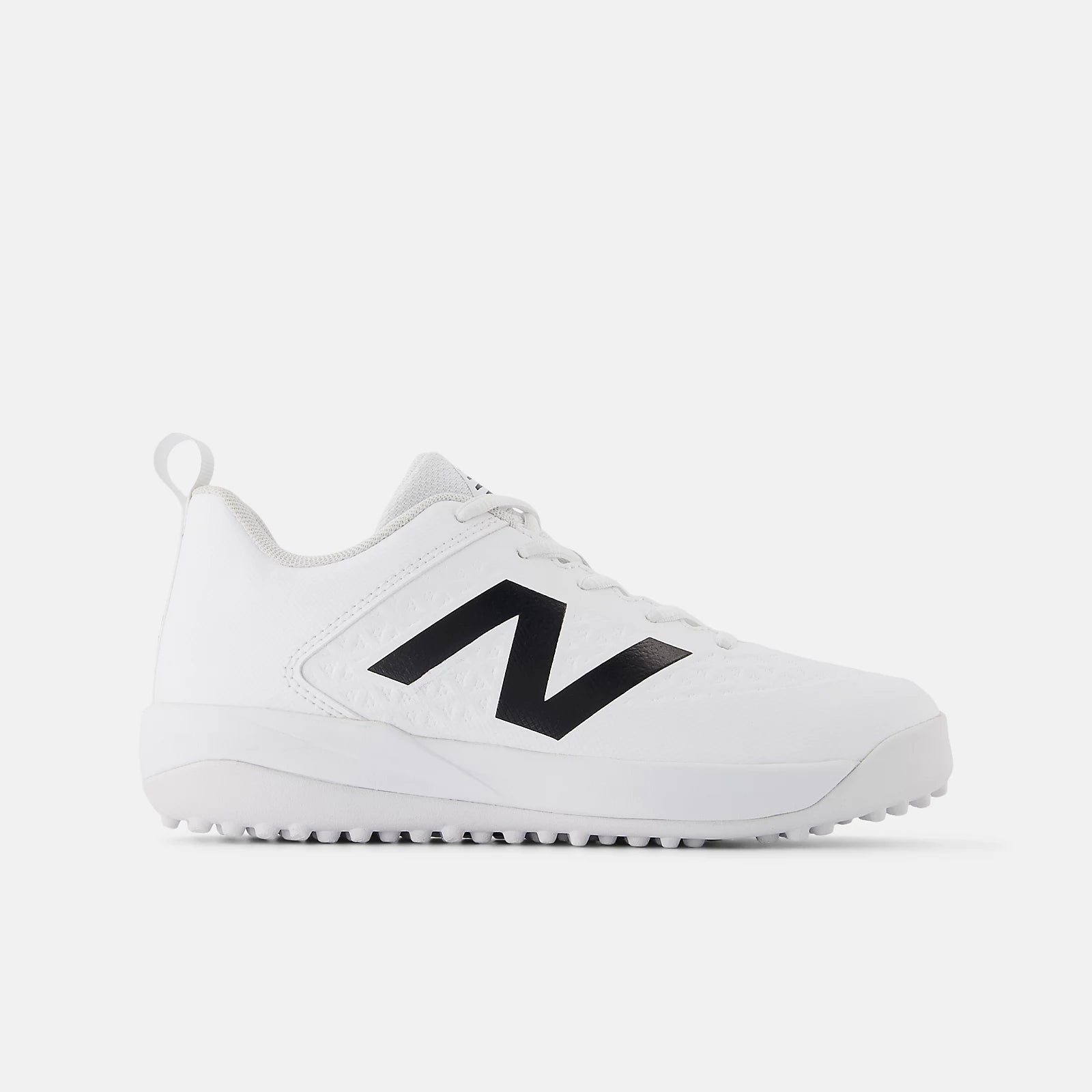 New Balance White 4040 v8 Youth Turf-Trainer: TY4040W8