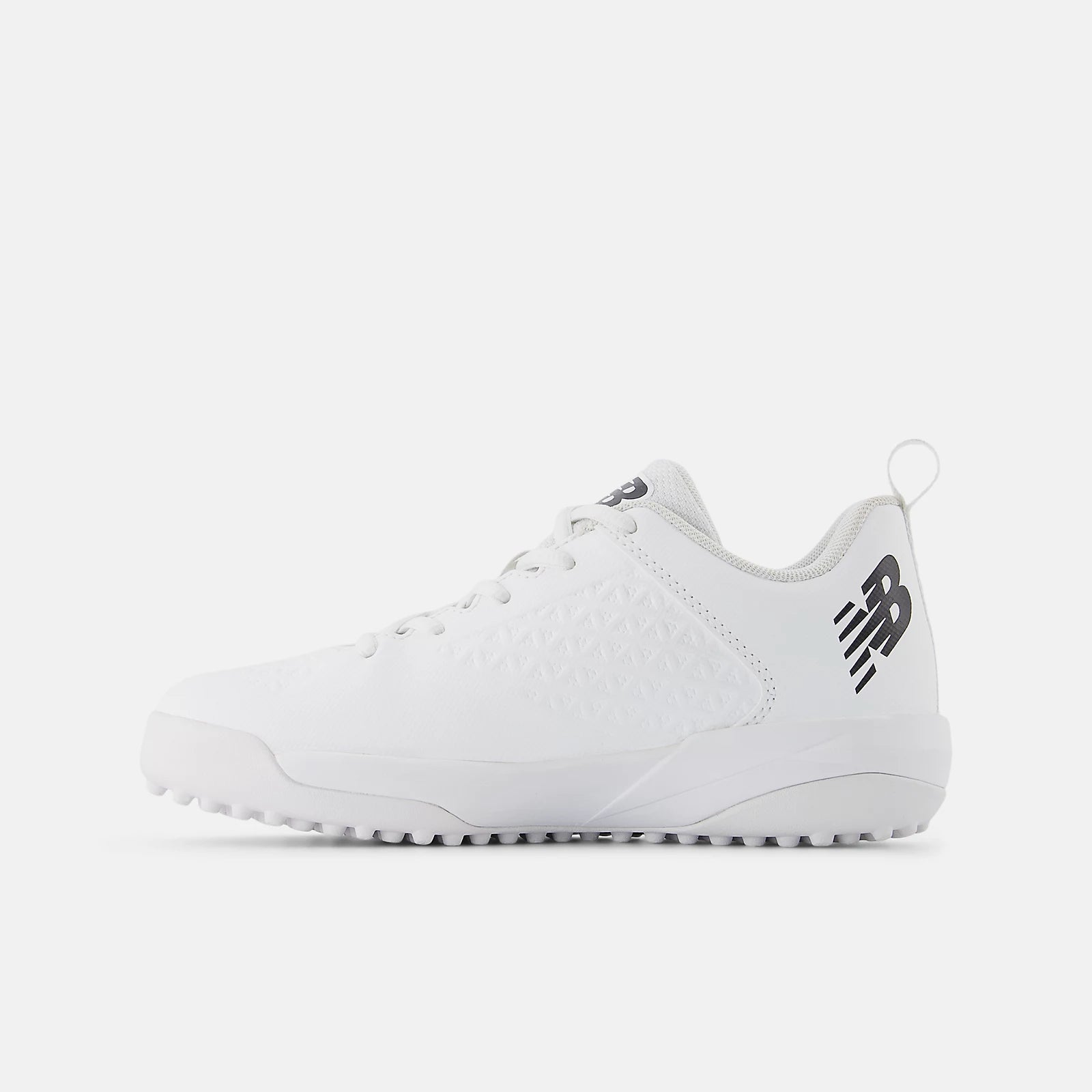 New Balance White 4040 v8 Youth Turf-Trainer: TY4040W8