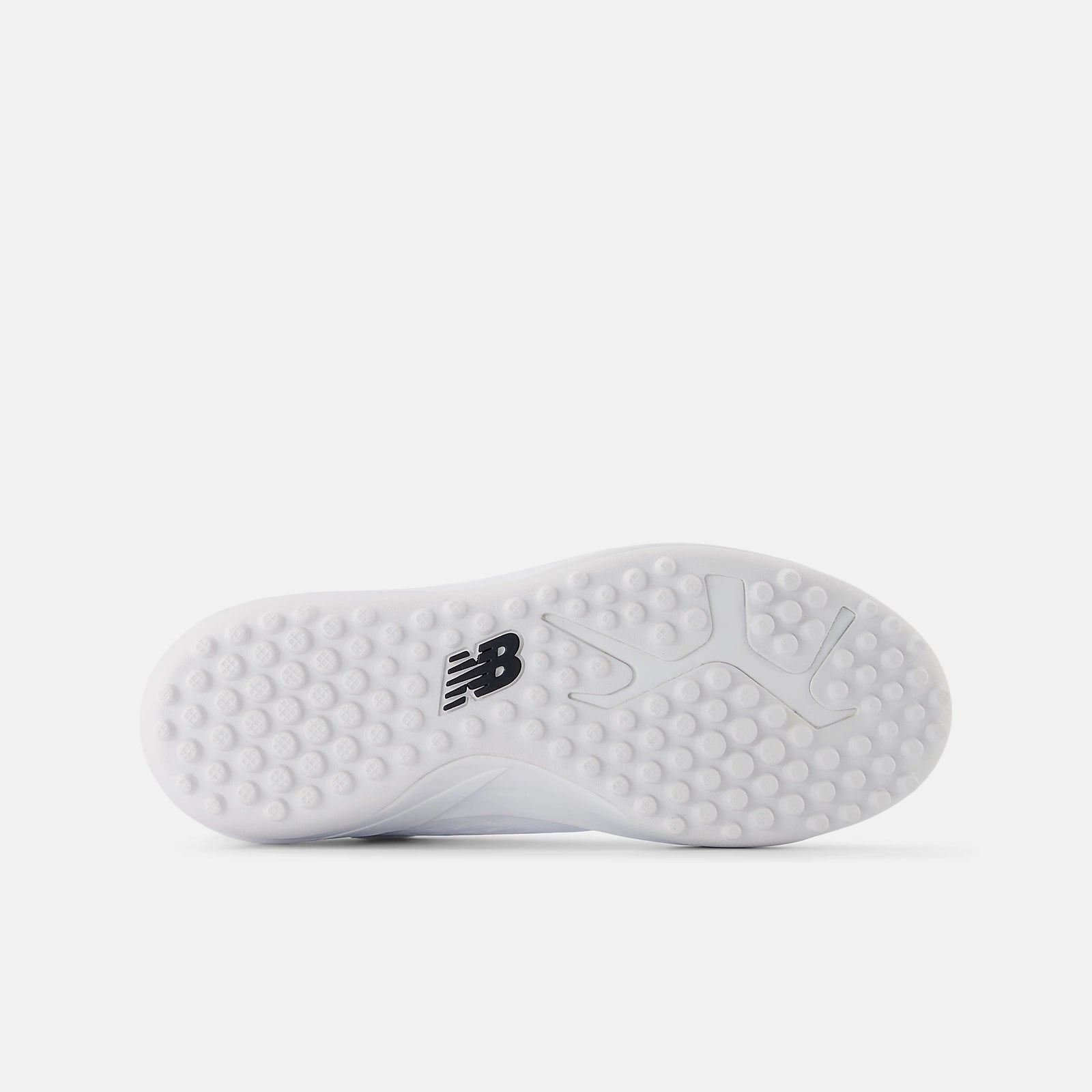 New Balance White 4040 v8 Youth Turf-Trainer: TY4040W8