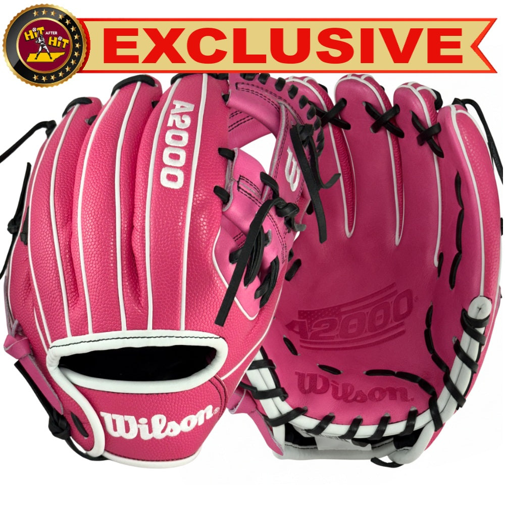 Wilson Custom Pink A2000® DP15SS 11.5” Infield Baseball Glove