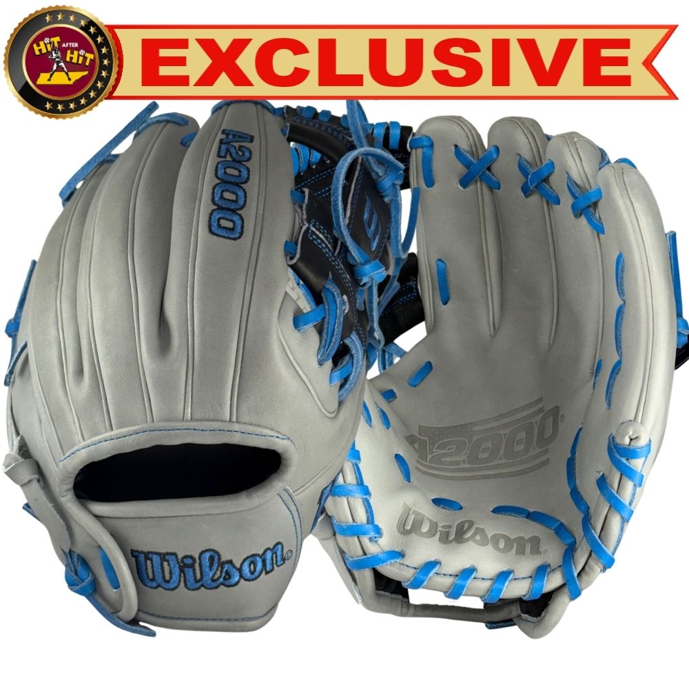 Wilson Custom Gray A2000® DP15 11.5” Infield Baseball Glove