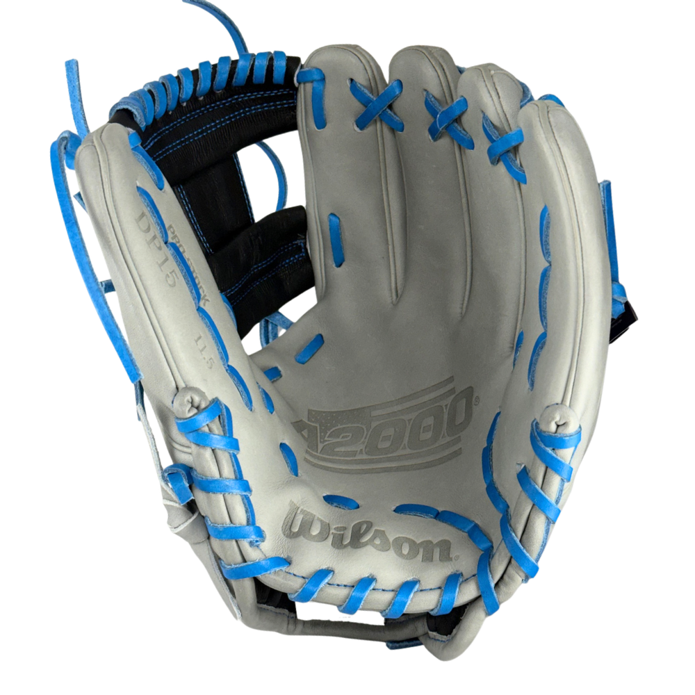 Wilson Custom Gray A2000® DP15 11.5” Infield Baseball Glove