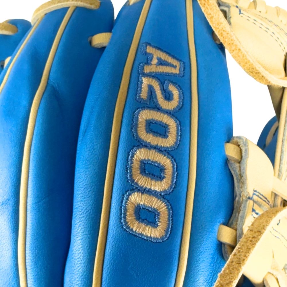 Wilson Custom A2000 1786 Autism Blue and Blonde 11.5" Infield Glove