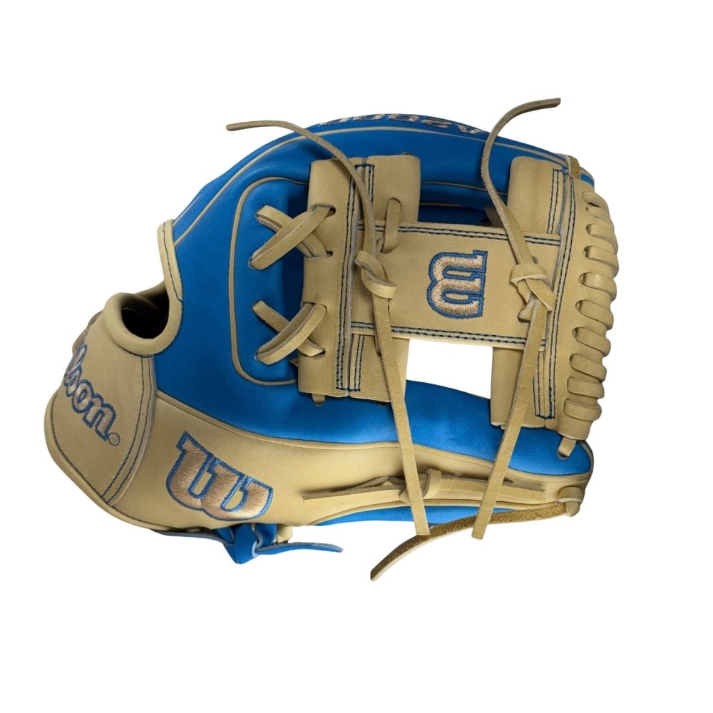 Wilson Custom A2000 1786 Autism Blue and Blonde 11.5" Infield Glove