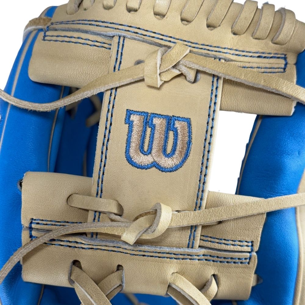 Wilson Custom A2000 1786 Autism Blue and Blonde 11.5" Infield Glove