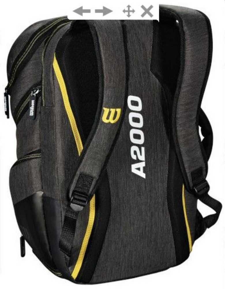 Wilson A2000 Padded Backpack Coaches Bag: WTA2000CHBP