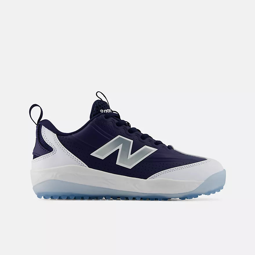 New Balance Youth Navy and White 3000V8 Turf Shoes: Y300020V