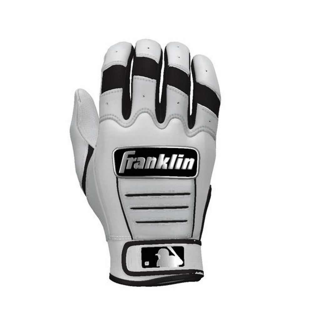 Franklin Custom CFX White/Black Batting Gloves